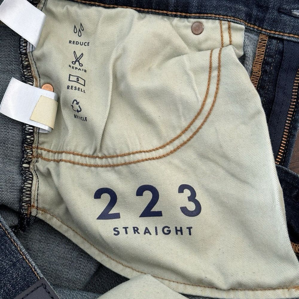 Lucky Brand 33x31* Straight‎ Leg 223 Blue Men's Jeans 7M13452 - Picture 6 of 10